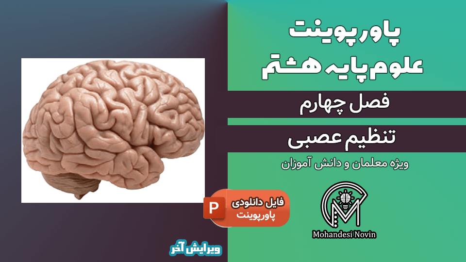 پاورپوینت تنظیم عصبی – فصل 4 علوم پایه هشتم